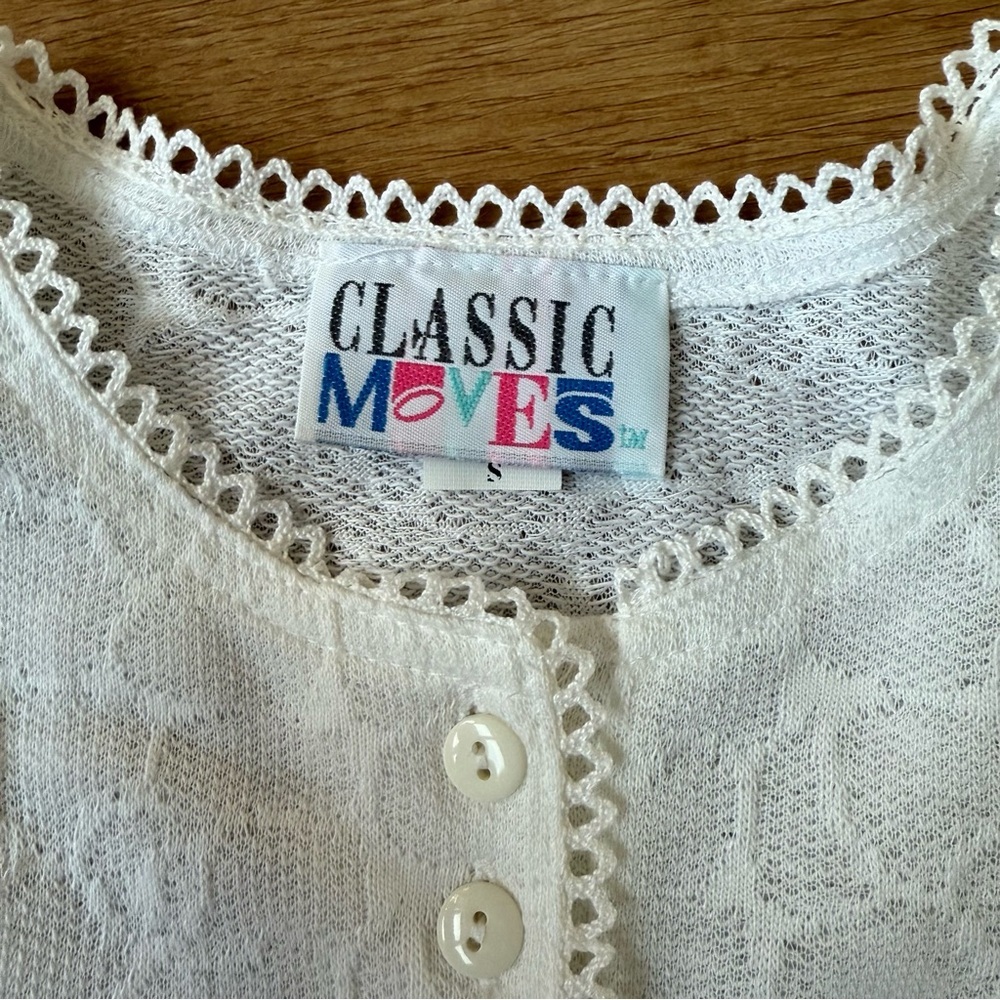 Vintage Lace White Tshirt